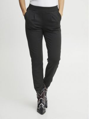Pantaloni chino slim fit B.young negru