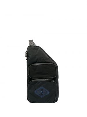 Rucksack mit reißverschluss mit print A-cold-wall* schwarz