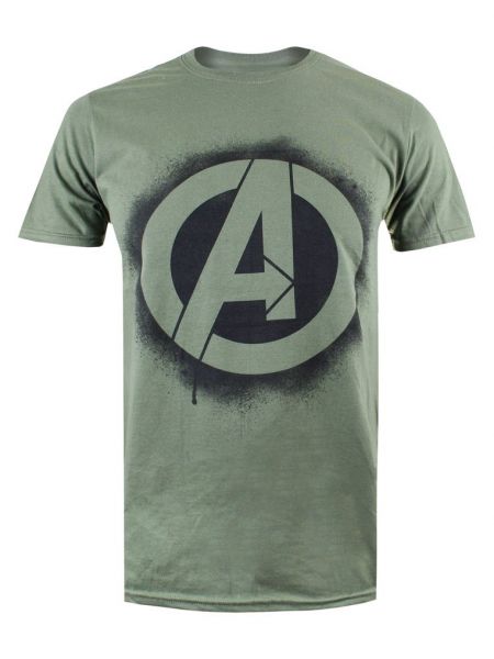 Koszulka Marvel khaki
