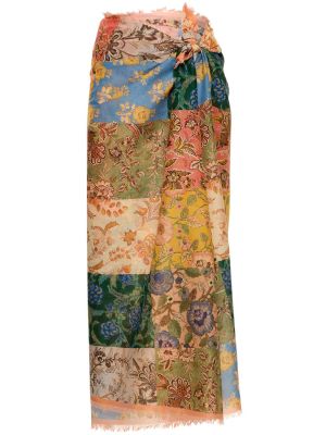 Falda de algodón de flores Zimmermann