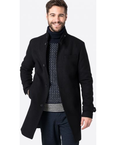 Gyapjú téli kabát Jack&jones Premium fekete