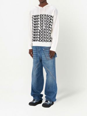Kapučdžemperis merino ar apdruku Jw Anderson