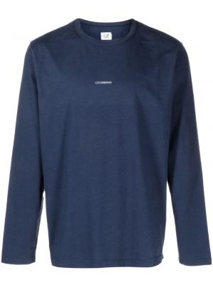 Bavlněné tričko C.p. Company modré