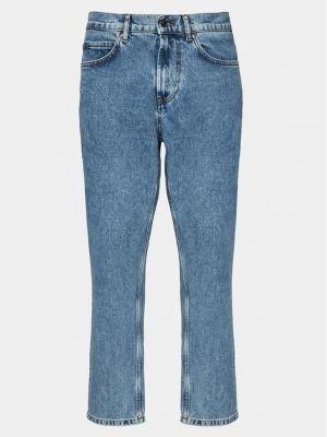 Voľné priliehavé džínsy Hugo modrá