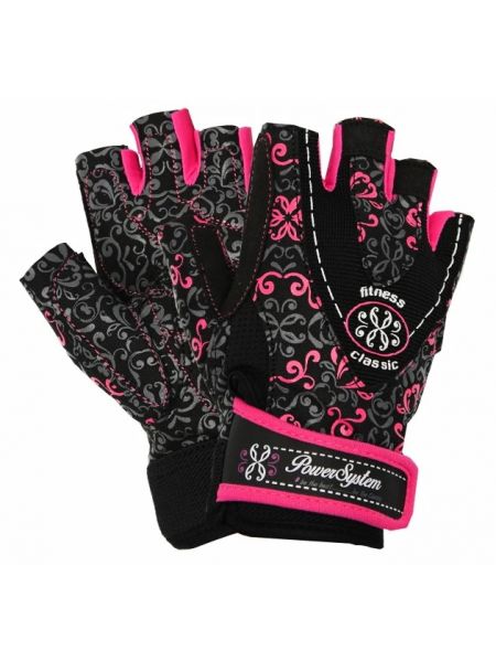 Fitness rukavice Power System růžové