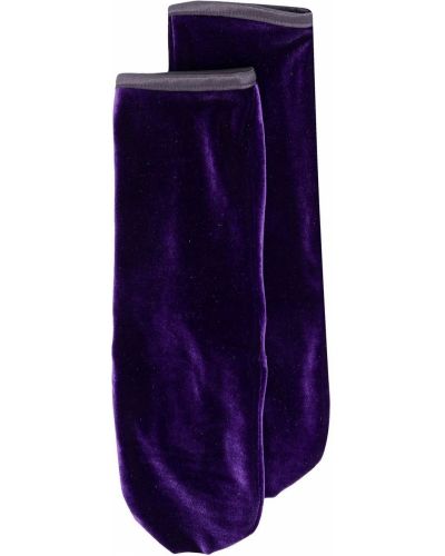 Calcetines de terciopelo‏‏‎ Simone Wild violeta