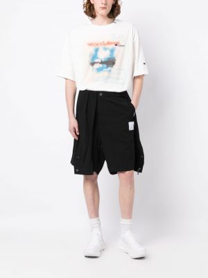 Asymmetrische shorts Maison Mihara Yasuhiro schwarz