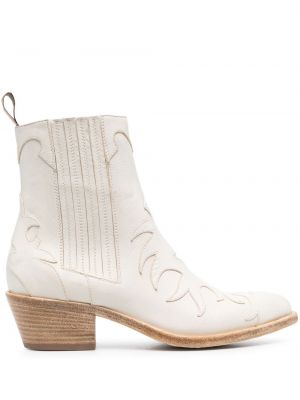 Členkové topánky Sartore biela