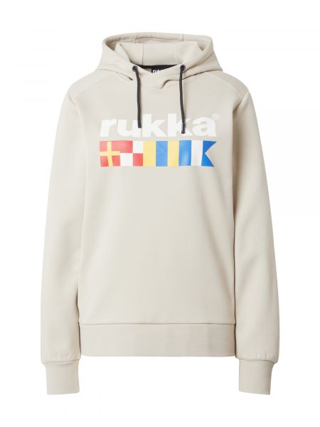 Памучен пуловер с качулка Rukka