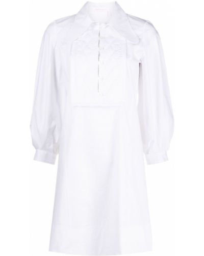 Vestido camisero See By Chloé blanco