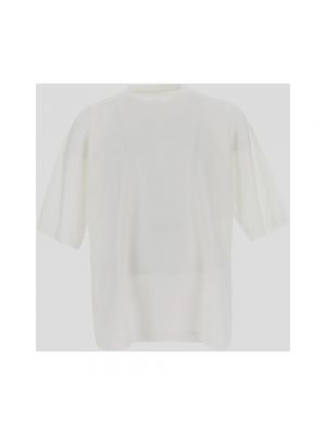 Camiseta de algodón Issey Miyake blanco
