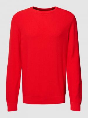 Dzianinowy sweter Armedangels czerwony