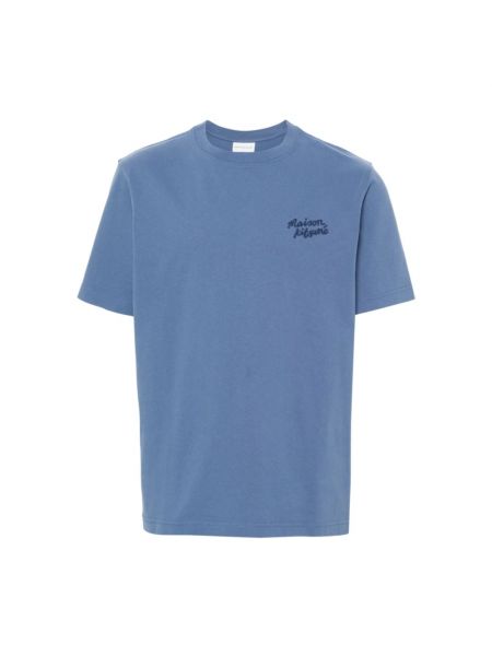 Koszulka Maison Kitsune niebieska