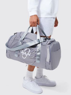 Мужская сумка Boohoo серый