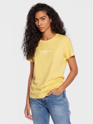 T-shirt Pepe Jeans jaune
