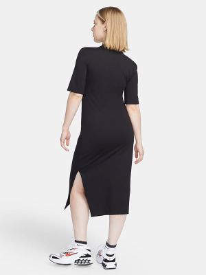 Чорна сукня міді Nike