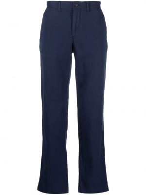 Slim fit slim fit hlače chino z vezenjem Polo Ralph Lauren modra