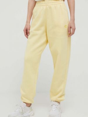 Fleece sport nadrág Adidas Originals sárga