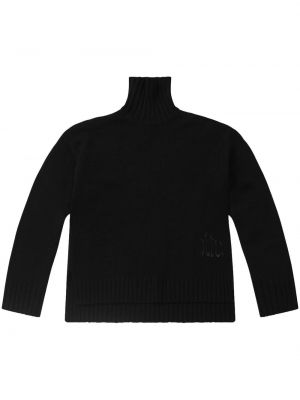 Плетен пуловер Altu черно