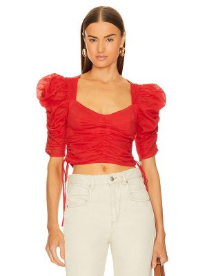Top Isabel Marant Etoile rosso