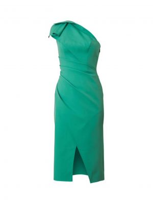 Košeľové šaty Chi Chi London zelená