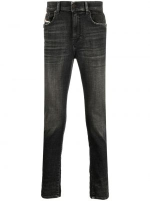 Slank skinny jeans Diesel svart