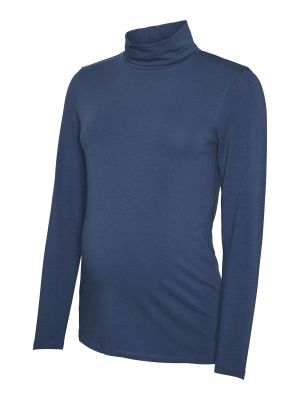 Tričko s dlhými rukávmi Mamalicious modrá