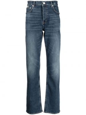 Straight leg jeans a vita bassa Frame blu