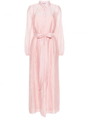Φόρεμα σε στυλ πουκάμισο Baruni ροζ