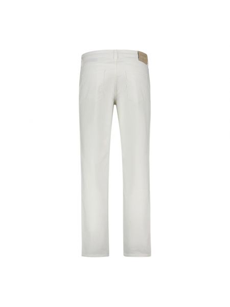 Pantalones rectos con bolsillos Re-hash blanco