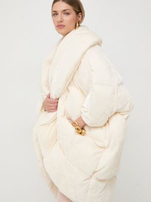 Oversized téli kabát Elisabetta Franchi bézs