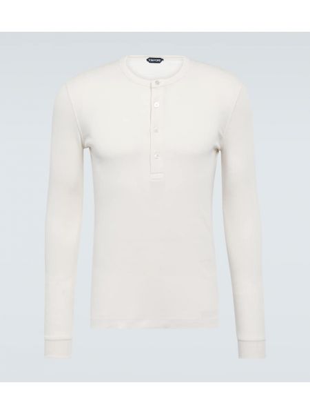 Jersey t-shirt Tom Ford vit