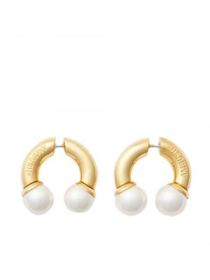 Boucles d'oreilles avec perles à boucle Ambush doré