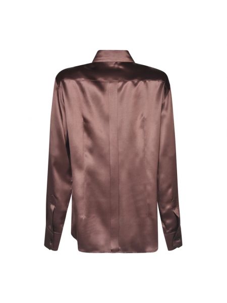 Camisa con botones Dolce & Gabbana marrón