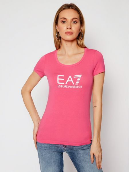 Koszulka Ea7 Emporio Armani różowa