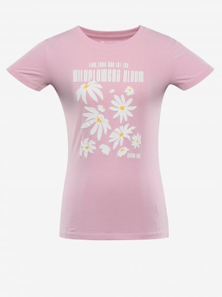Růžové tričko Alpine Pro