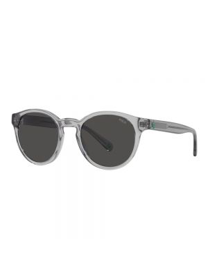 Szare okulary przeciwsłoneczne Ralph Lauren