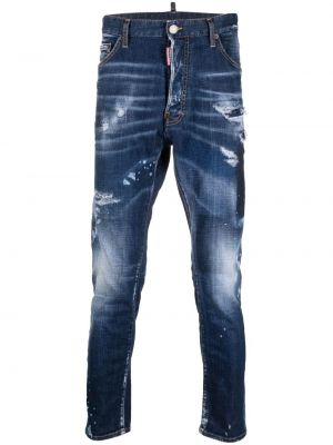 Jeans med normal passform Dsquared2 blå