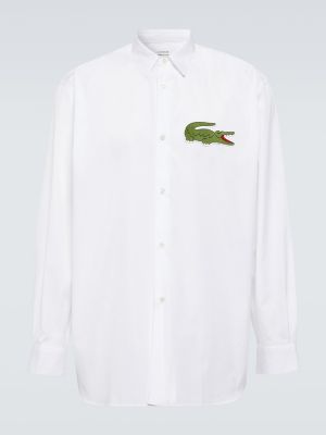 Βαμβακερό πουκάμισο Comme Des Garã§ons Shirt λευκό