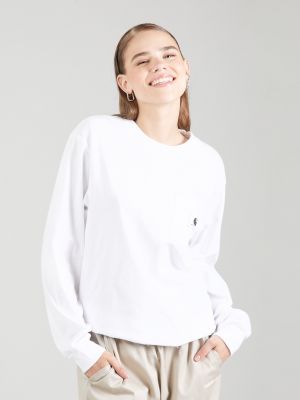 Tricou cu mânecă lungă Carhartt Wip alb