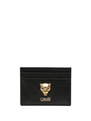Кожено портмоне с тигров принт Roberto Cavalli