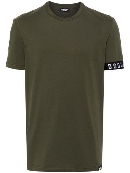 Marškinėliai Dsquared2 žalia