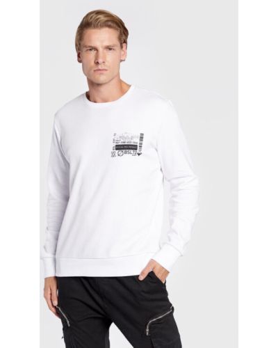 Brave Soul Pulóver MSS-69SAMWELL Fehér Regular Fit