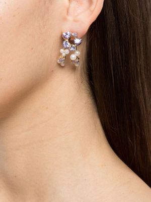 Boucles d'oreilles à boucle en cristal Completedworks