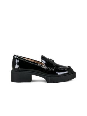 Zapatos oxford de charol Coach negro