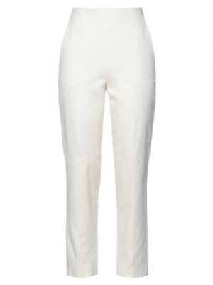 Pantaloni di cotone Delpozo bianco