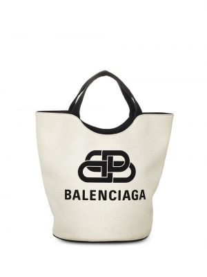 Nakupovalna torba s potiskom Balenciaga Pre-owned