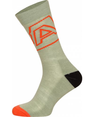 Вълнени чорапи от мерино вълна Alpine Pro зелено
