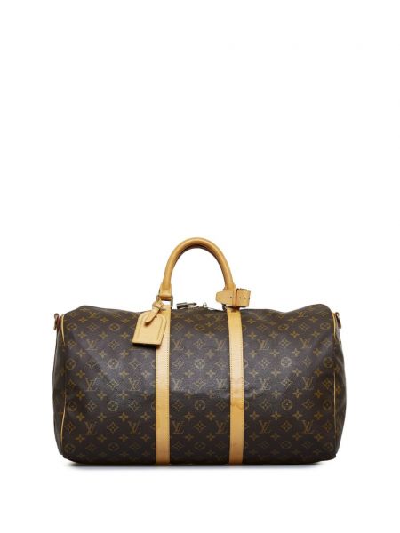 Cestovná taška Louis Vuitton Pre-owned hnedá