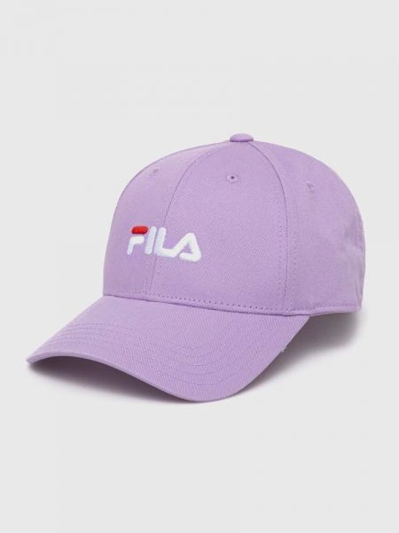 Fioletowa czapka z daszkiem Fila